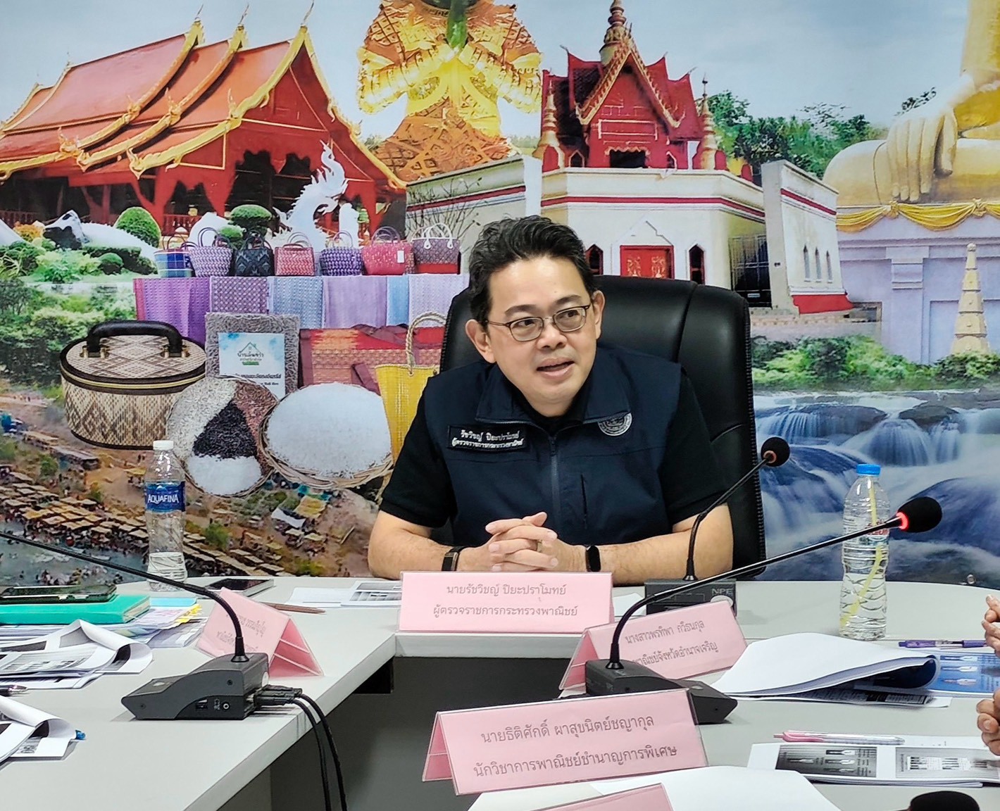 นายรัชวิชญ์ ปิยะปราโมทย์ ผู้ตรวจราชการกระทรวงพาณิชย์ ลงพื้นที่ตรวจราชการ จังหวัดอุบลราชธานี และ จังหวัดอำนาจเจริญ